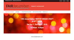 Desktop Screenshot of fairdecember.com