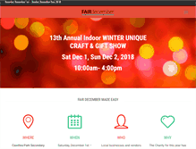 Tablet Screenshot of fairdecember.com